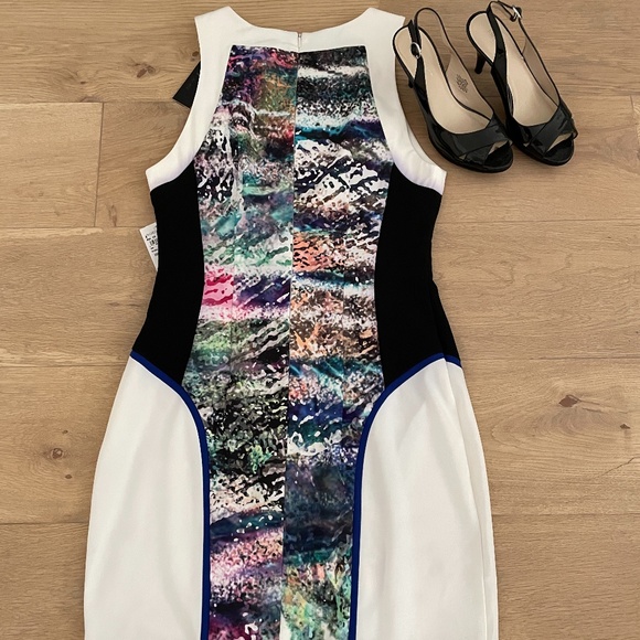 NWT - G.I.N. Color Block Sheath Dress - Picture 4 of 4